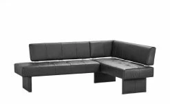 Leder-Eckbank Spider 2 | Nero (Dunkelgrau) links