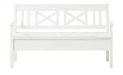 maison bleue Sitzbank mit Stauraum massiv Florian | Weiß -Bänke Verkaufsladen 12314408 9 202108131411