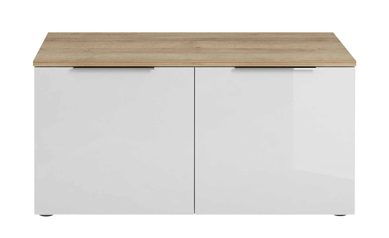 Garderobenbank Vitreo | Riviera Eiche (Nachbildung) / Weiß 90,2|cm 6 Garderobenbank Vitreo | Riviera Eiche (Nachbildung) / Weiß 90,2|cm – Bild 6