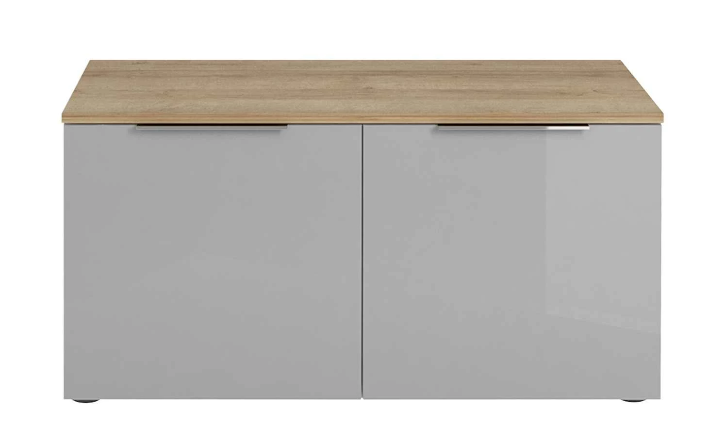 Garderobenbank Vitreo | Riviera Eiche (Nachbildung) / Seidengrau 90,2|cm 6 Garderobenbank Vitreo | Riviera Eiche (Nachbildung) / Seidengrau 90,2|cm – Bild 6