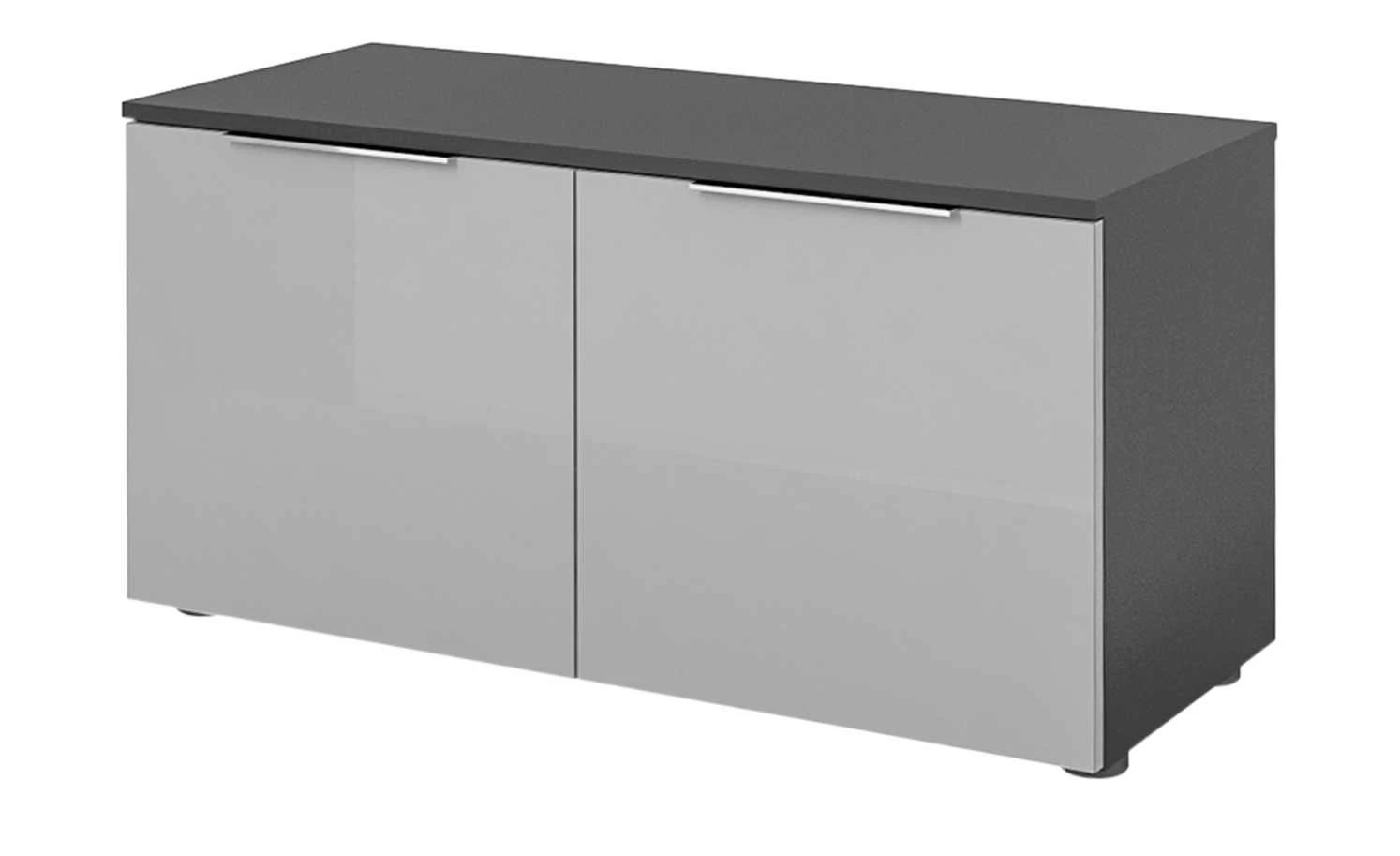 Garderobenbank Vitreo | Anthrazit / Seidengrau 90,2|cm 1 Garderobenbank Vitreo | Anthrazit / Seidengrau 90,2|cm