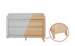 smart Garderobenbank Oslo | Kernbuche (Nachbildung) / Kernbuche