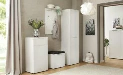 Garderobenbank Vitreo | Weiß 52,6|cm