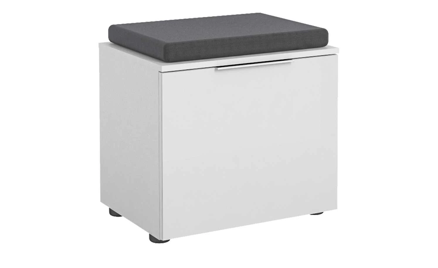 Garderobenbank Vitreo | Weiß 52,6|cm 4 Garderobenbank Vitreo | Weiß 52,6|cm – Bild 4