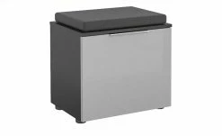 Garderobenbank Vitreo | Anthrazit / Seidengrau 52,6|cm -Bänke Verkaufsladen 12361162 4 202001212236