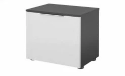 Garderobenbank Vitreo | Anthrazit / Weiß 52,6|cm