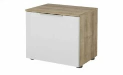 Garderobenbank Vitreo | Riviera Eiche (Nachbildung) / Weiß 52,6|cm