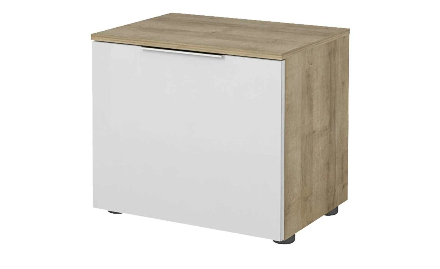 Garderobenbank Vitreo | Riviera Eiche (Nachbildung) / Weiß 52,6|cm 1 Garderobenbank Vitreo | Riviera Eiche (Nachbildung) / Weiß 52,6|cm