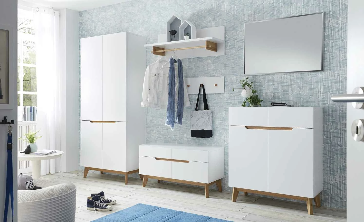 Garderobenbank Casoria 1 Garderobenbank Casoria