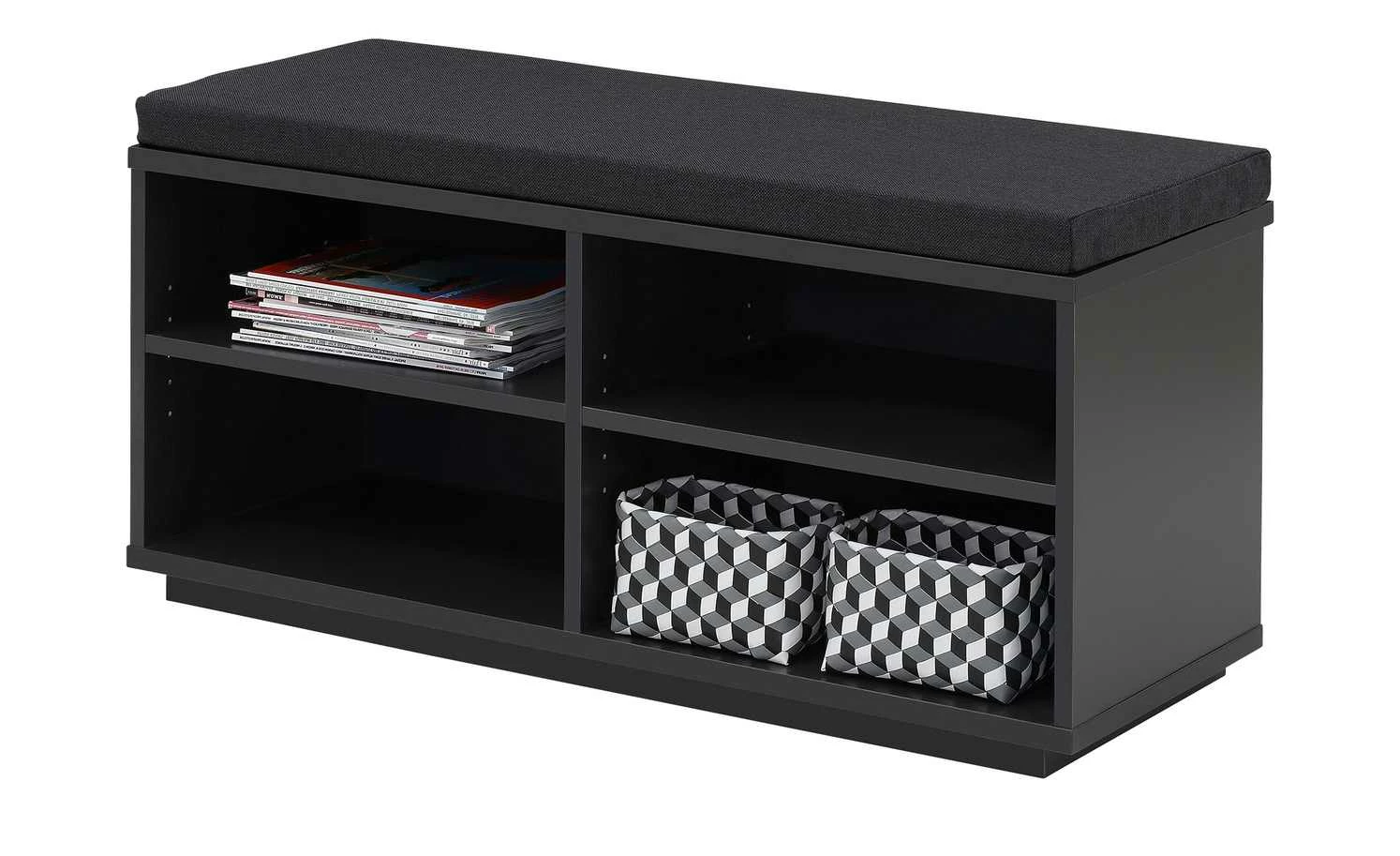 Garderobenbank Asola | Anthrazit 7 Garderobenbank Asola | Anthrazit – Bild 7