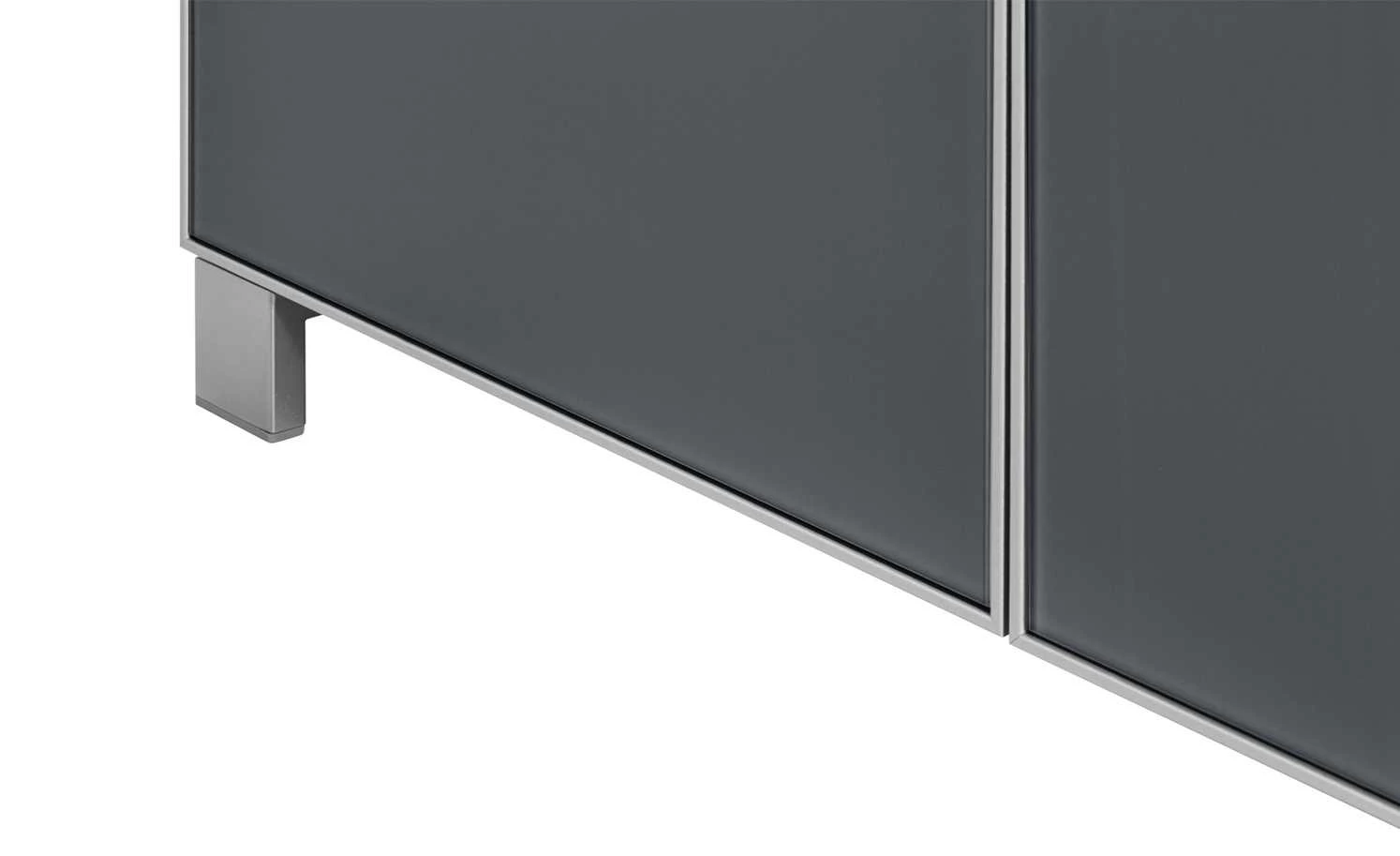 Garderobenbank Duna | Weiß / Anthrazit 4 Garderobenbank Duna | Weiß / Anthrazit – Bild 4