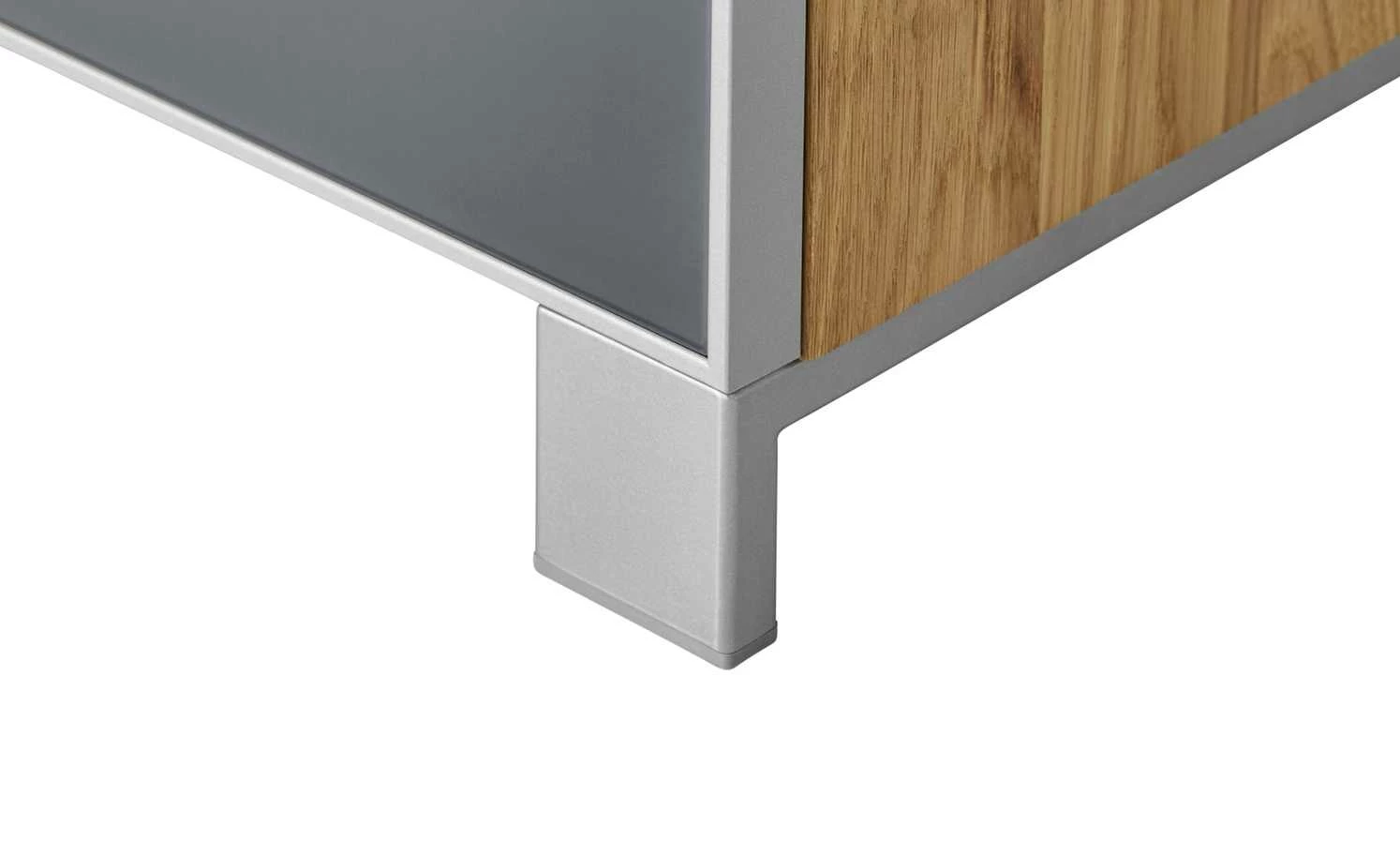 Garderobenbank Duna | Eiche Bianco / Anthrazit 5 Garderobenbank Duna | Eiche Bianco / Anthrazit – Bild 5