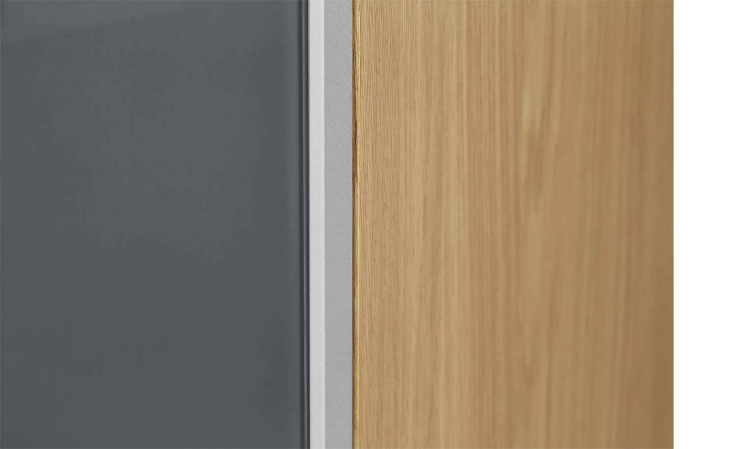 Garderobenbank Duna | Eiche Bianco / Anthrazit 6 Garderobenbank Duna | Eiche Bianco / Anthrazit – Bild 6