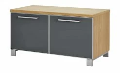 Garderobenbank Duna | Eiche Bianco / Anthrazit