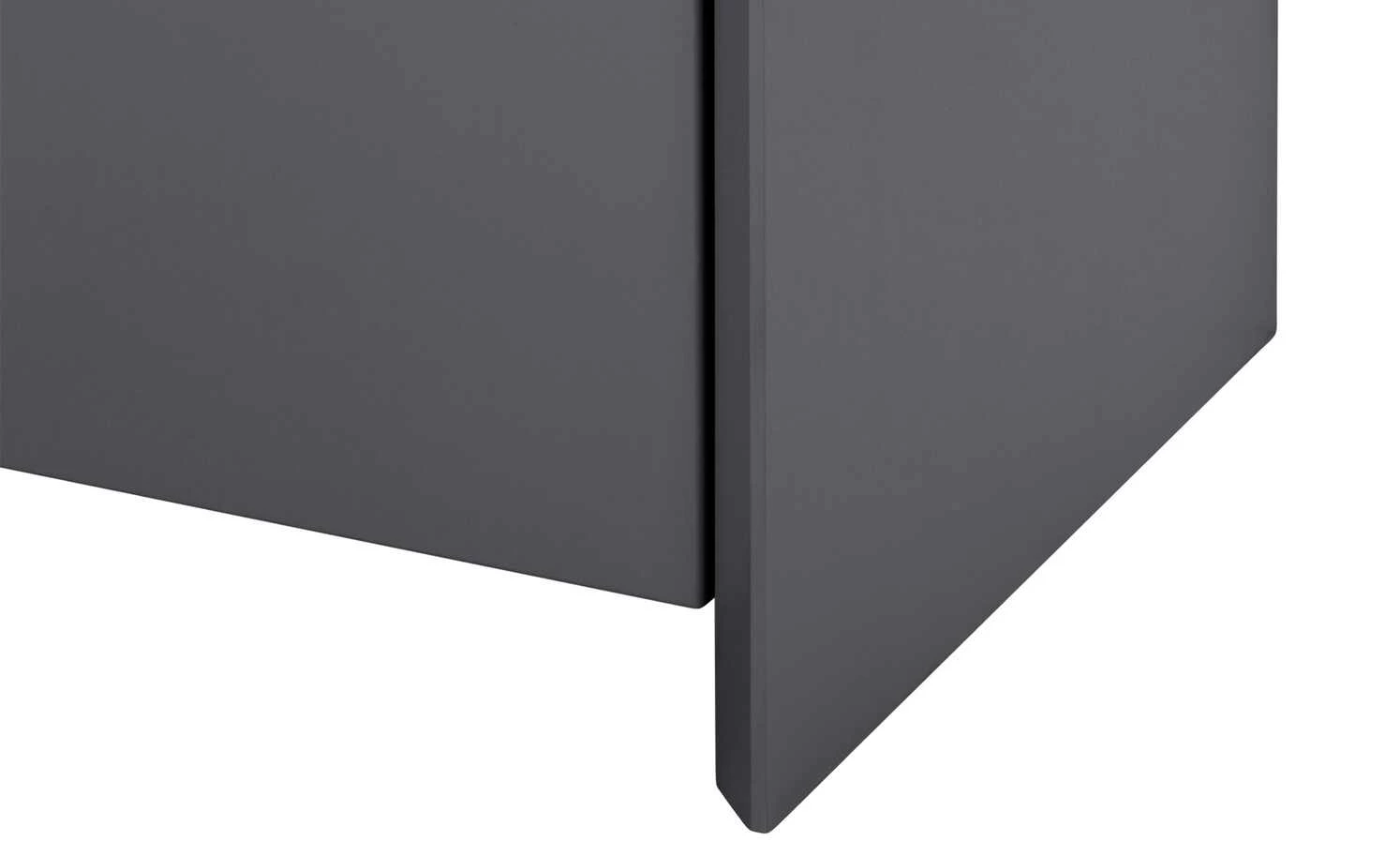 Wohnwert Garderobenbank Azzura | Anthrazit / Eiche (Nachbildung) 2 Wohnwert Garderobenbank Azzura | Anthrazit / Eiche (Nachbildung) – Bild 2