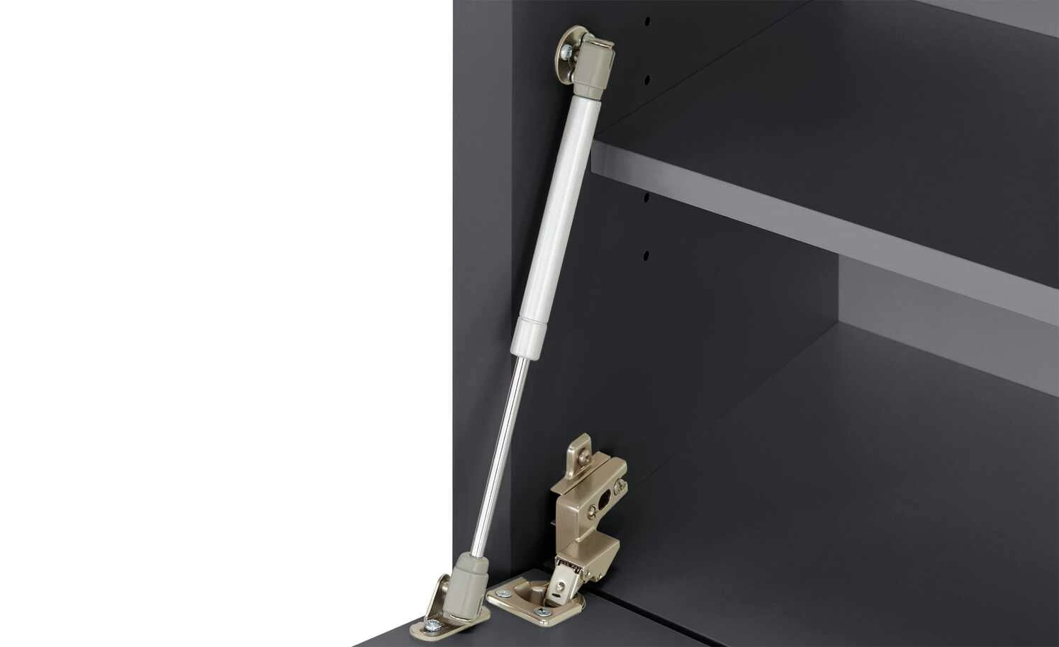 Wohnwert Garderobenbank Azzura | Anthrazit / Eiche (Nachbildung) 6 Wohnwert Garderobenbank Azzura | Anthrazit / Eiche (Nachbildung) – Bild 6