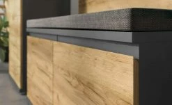 uno Garderobenbank Lennox | Navarra Eiche (Nachbildung) / Anthrazit -Bänke Verkaufsladen 12362212 2 202011192243