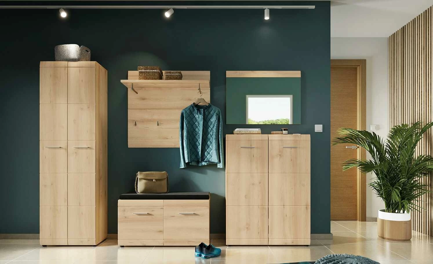 uno Garderobenbank Akzent | Edelbuche (Nachbildung) 1 uno Garderobenbank Akzent | Edelbuche (Nachbildung)