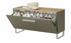 Garderobenbank Helen | Lava (Braun) / Eiche (Nachbildung) -Bänke Verkaufsladen 12362878 4 202204252232