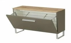 Garderobenbank Helen | Lava (Braun) / Eiche (Nachbildung) -Bänke Verkaufsladen 12362878 5 202204252232