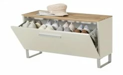 Garderobenbank Helen | Sand (Beige) / Eiche (Nachbildung) -Bänke Verkaufsladen 12363305 1 202205121239