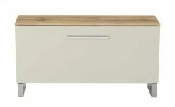 Garderobenbank Helen | Sand (Beige) / Eiche (Nachbildung) -Bänke Verkaufsladen 12363305 2 202205121239