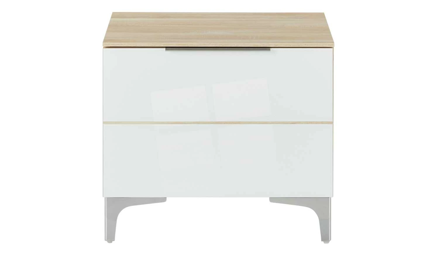 Garderobenbank Moniga | Eiche (Nachbildung) / Glas (Weiß) 49,9|cm 2 Garderobenbank Moniga | Eiche (Nachbildung) / Glas (Weiß) 49,9|cm – Bild 2