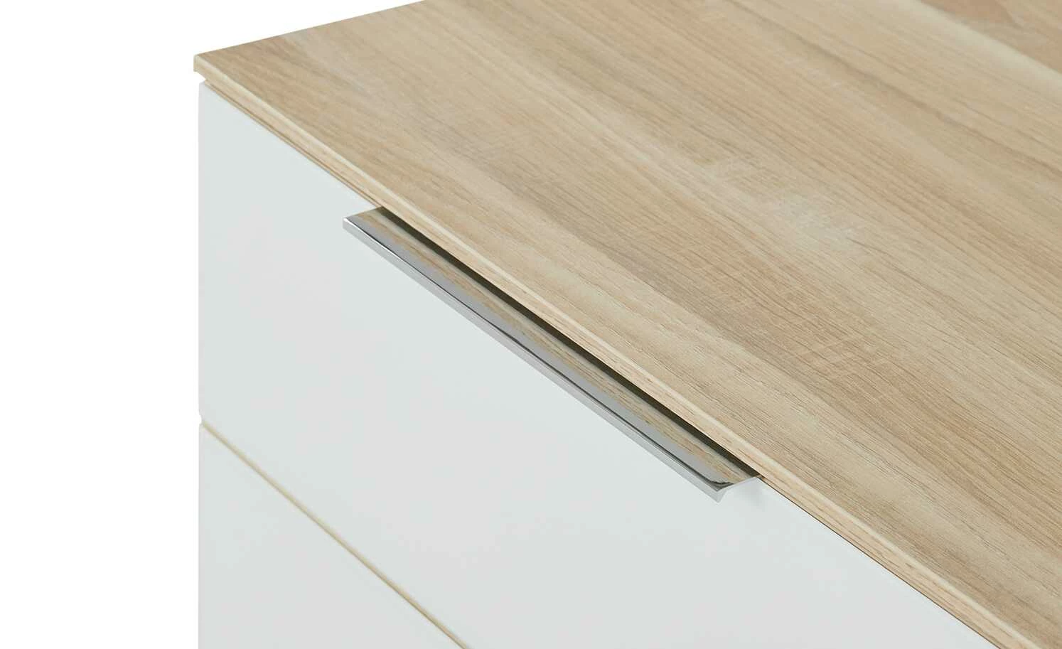 Garderobenbank Moniga | Eiche (Nachbildung) / Glas (Weiß) 49,9|cm 5 Garderobenbank Moniga | Eiche (Nachbildung) / Glas (Weiß) 49,9|cm – Bild 5