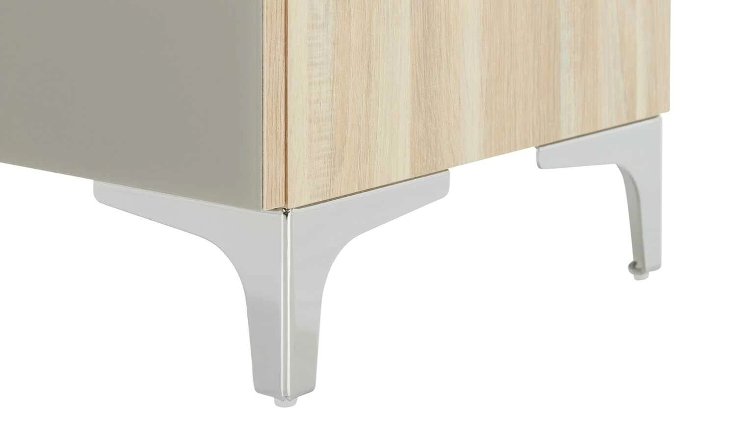 Garderobenbank Moniga | Eiche (Nachbildung) / Glas (Walnussbraun) 89,9|cm 4 Garderobenbank Moniga | Eiche (Nachbildung) / Glas (Walnussbraun) 89,9|cm – Bild 4