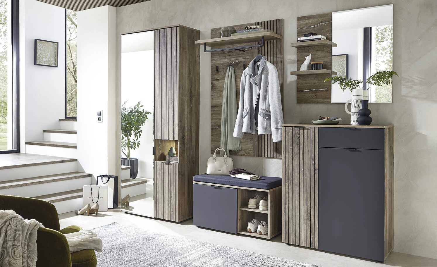 Garderobenbank Elina 1 Garderobenbank Elina