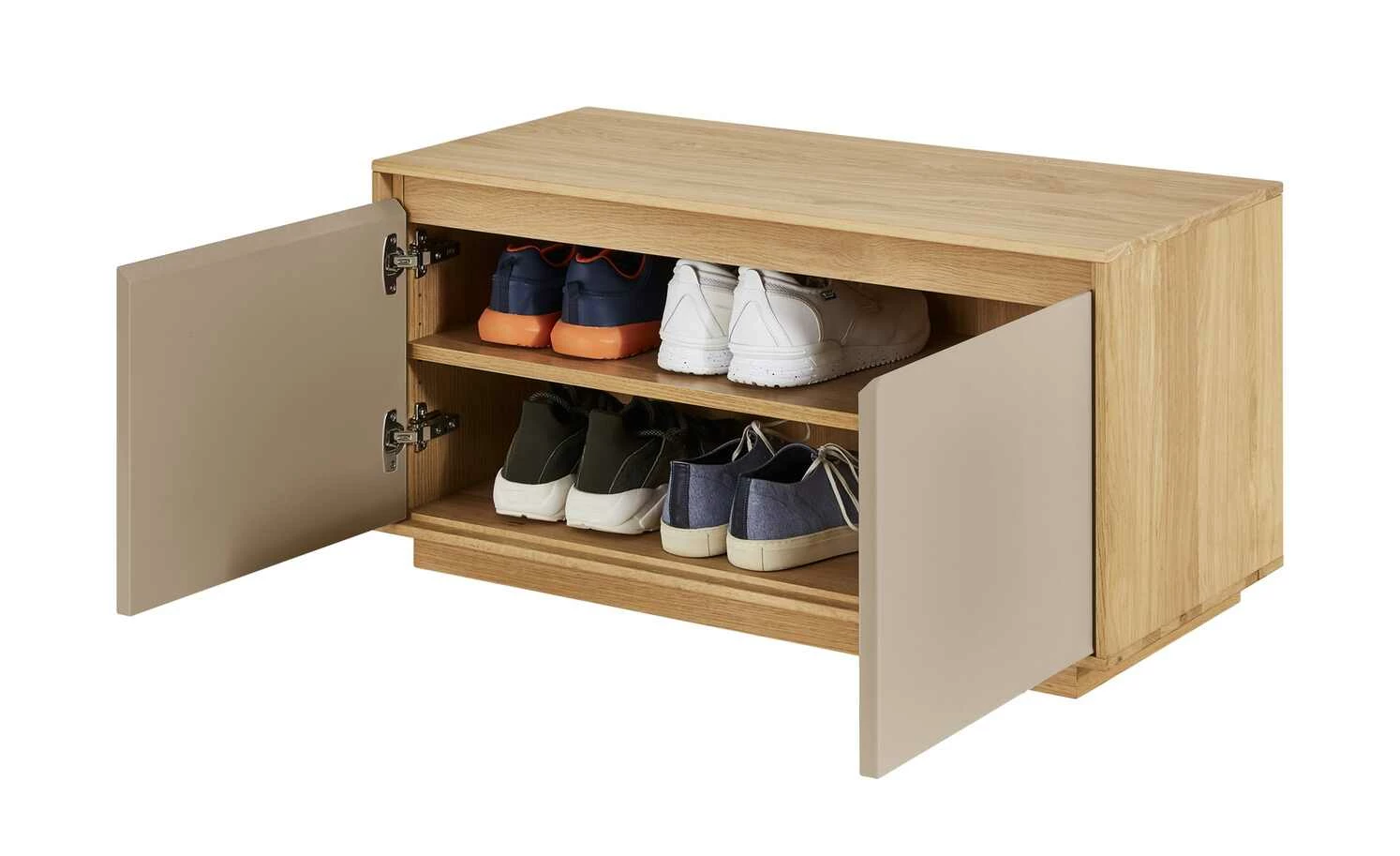 Garderobenbank Tiba | Sand (Beige) 6 Garderobenbank Tiba | Sand (Beige) – Bild 6