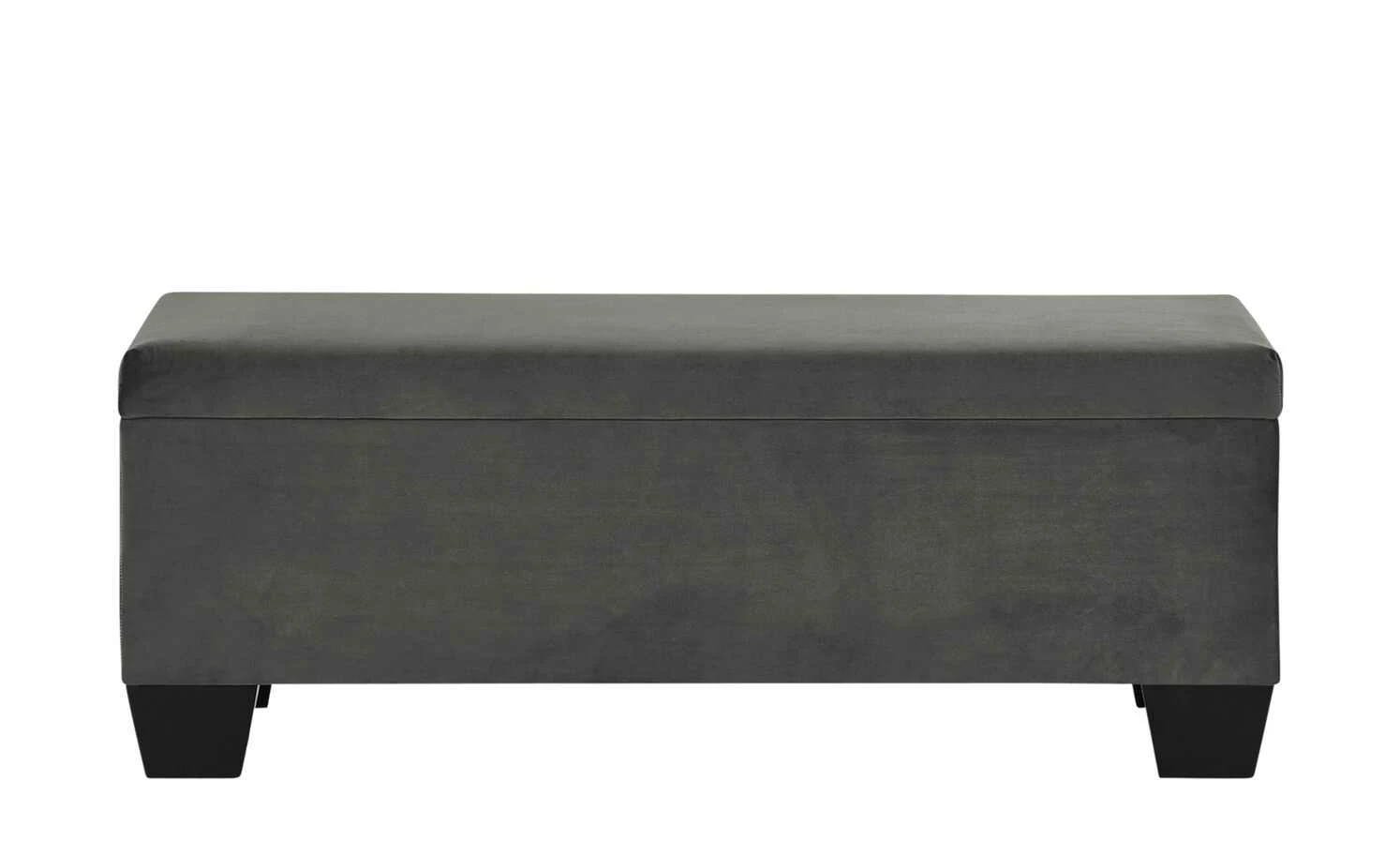 Boxi Bettbank mit Stauraum Boxi | Dunkelgrau / Samt ohne Keder 5 Boxi Bettbank mit Stauraum Boxi | Dunkelgrau / Samt ohne Keder – Bild 5