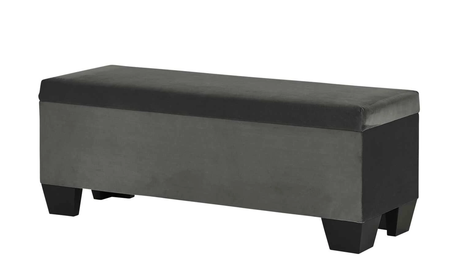 Boxi Bettbank mit Stauraum Boxi | Dunkelgrau / Samt ohne Keder 1 Boxi Bettbank mit Stauraum Boxi | Dunkelgrau / Samt ohne Keder