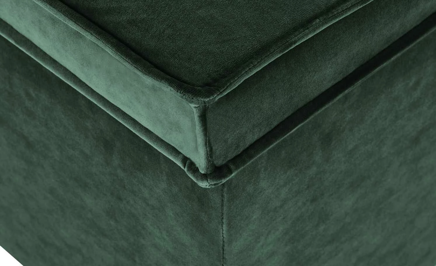 Boxi Bettbank mit Stauraum Boxi | Smaragdgrün / Samt mit Keder 8 Boxi Bettbank mit Stauraum Boxi | Smaragdgrün / Samt mit Keder – Bild 8