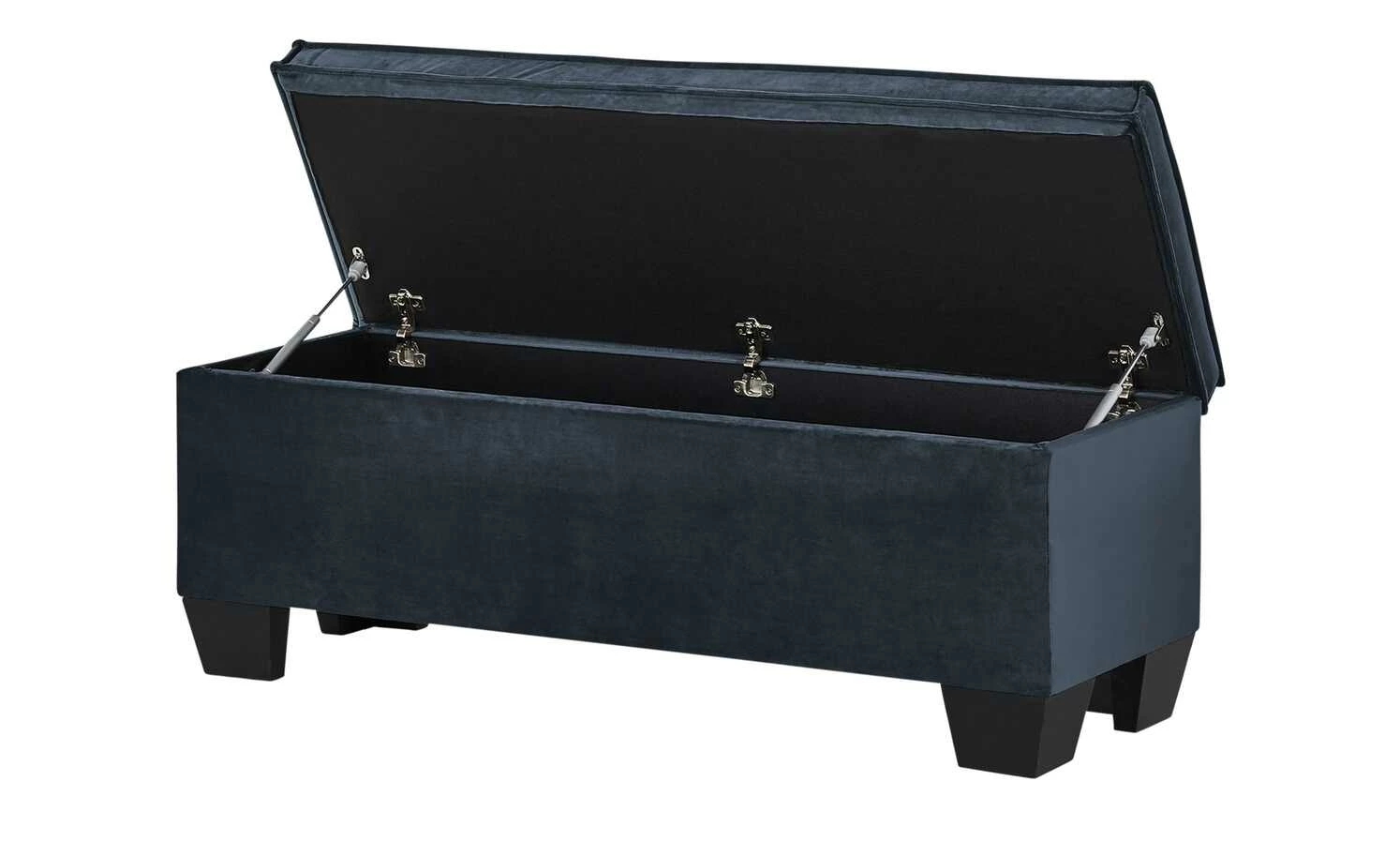 Boxi Bettbank mit Stauraum Boxi | Nachtblau / Samt mit Keder 5 Boxi Bettbank mit Stauraum Boxi | Nachtblau / Samt mit Keder – Bild 5