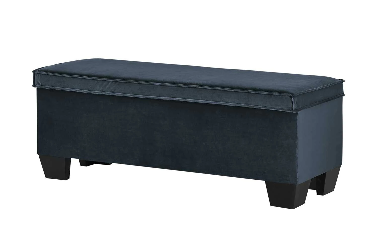 Boxi Bettbank mit Stauraum Boxi | Nachtblau / Samt mit Keder 4 Boxi Bettbank mit Stauraum Boxi | Nachtblau / Samt mit Keder – Bild 4