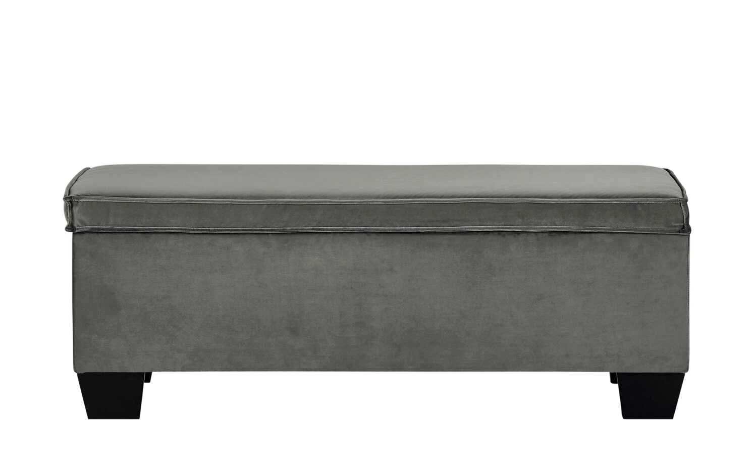 Boxi Bettbank mit Stauraum Boxi | Dunkelgrau / Samt mit Keder 4 Boxi Bettbank mit Stauraum Boxi | Dunkelgrau / Samt mit Keder – Bild 4