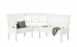 maison bleue Truheneckbank massiv Florian | Weiß ca. 148 x 171 cm -Bänke Verkaufsladen 13300241 3 202108131411