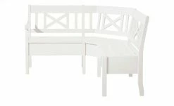 maison bleue Truheneckbank massiv Florian | Weiß ca. 148 x 171 cm -Bänke Verkaufsladen 13300241 7 202108131411