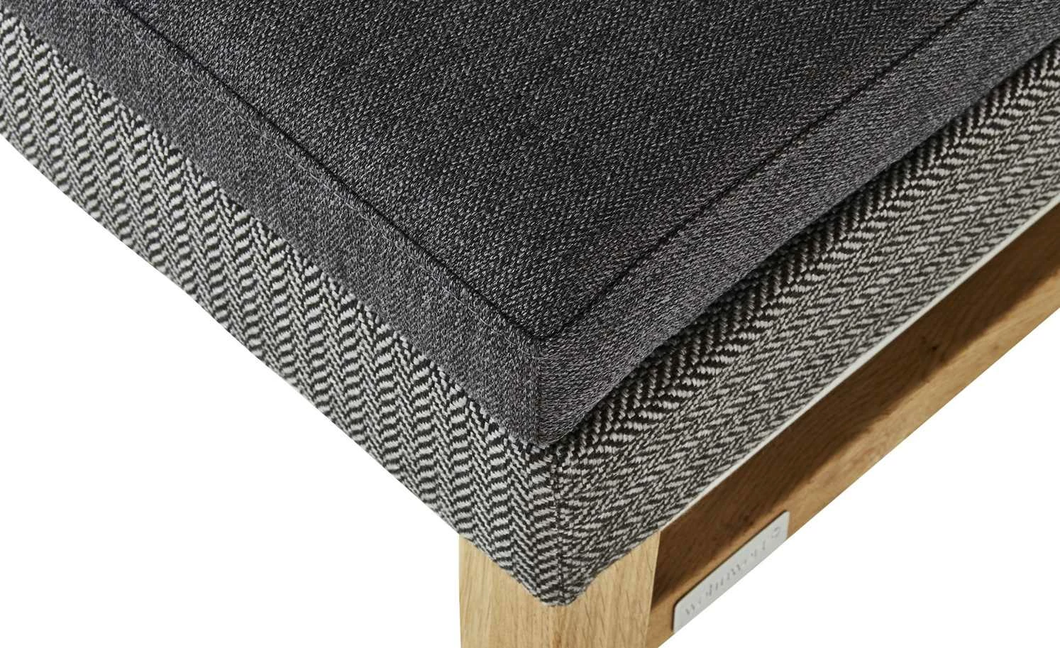 Wohnwert Polster-Bank Lazio | Grau / Anthrazit 8 Wohnwert Polster-Bank Lazio | Grau / Anthrazit – Bild 8