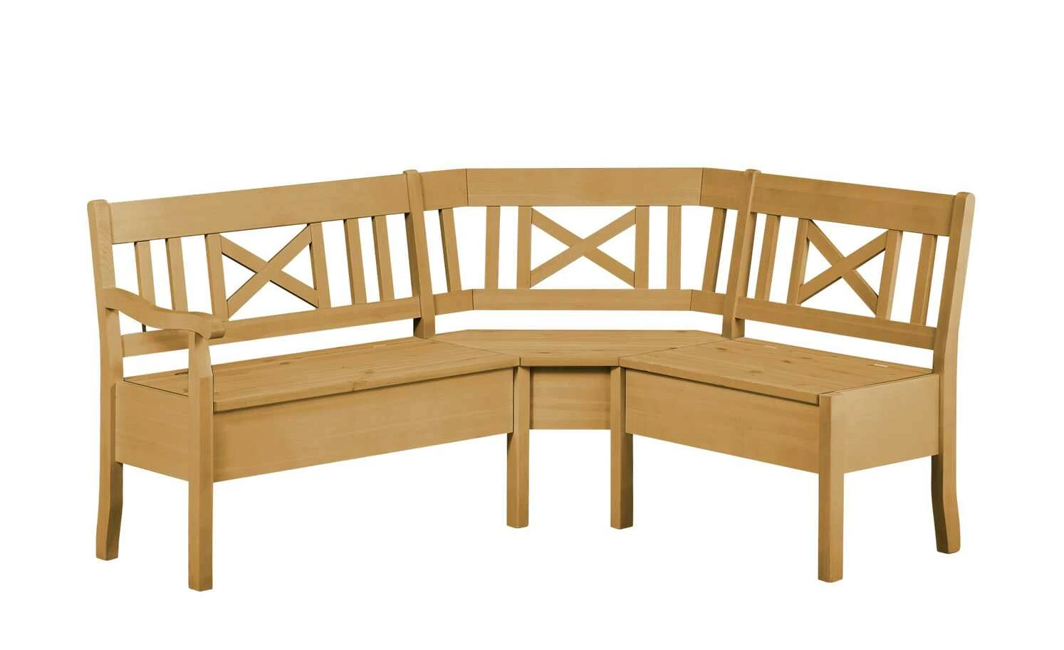 maison bleue Truheneckbank massiv Florian | laugenfarben ca. 171 x 148 cm 2 maison bleue Truheneckbank massiv Florian | laugenfarben ca. 171 x 148 cm – Bild 2