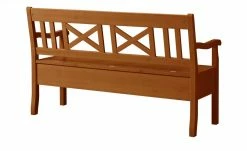 maison bleue Sitzbank mit Stauraum massiv Florian | bernsteinfarben -Bänke Verkaufsladen 13303744 2 202108232237