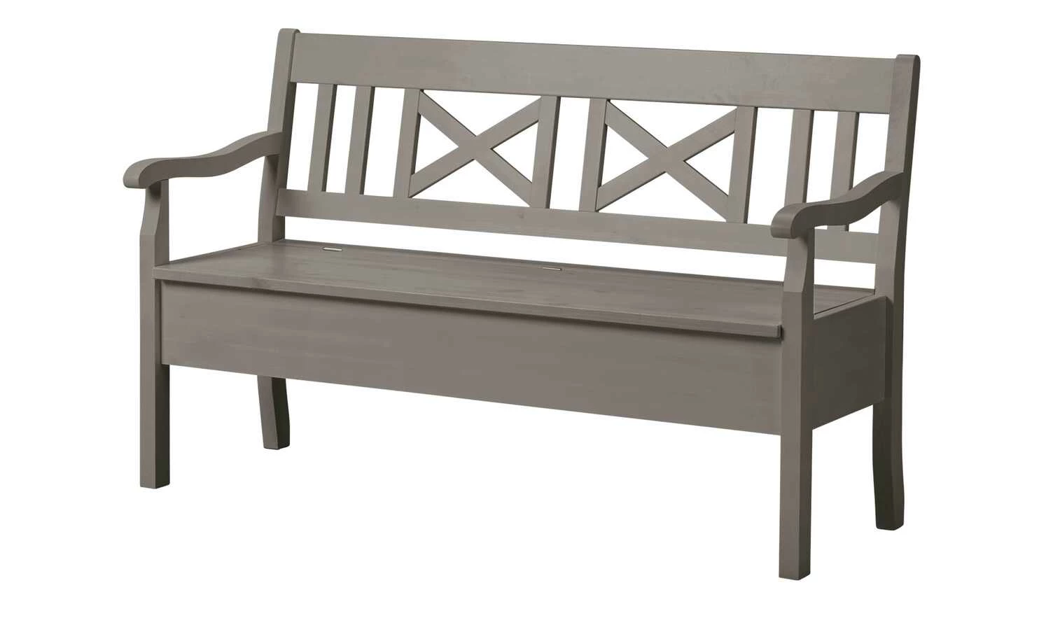 maison bleue Sitzbank mit Stauraum massiv Florian | Grau 1 maison bleue Sitzbank mit Stauraum massiv Florian | Grau