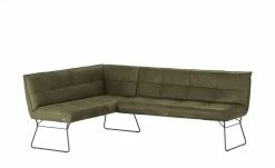 KOINOR Leder-Eckbank Bexx | Verde (Dunkelgrün) rechts 224|cm
