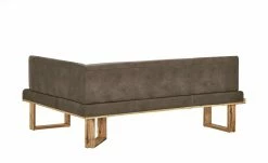 Woodford Mikrofaser Polster-Eckbank massiv Alina | Stone (Braun) links Schenkelmaß: 225 cm -Bänke Verkaufsladen 13306448 7 201811271609