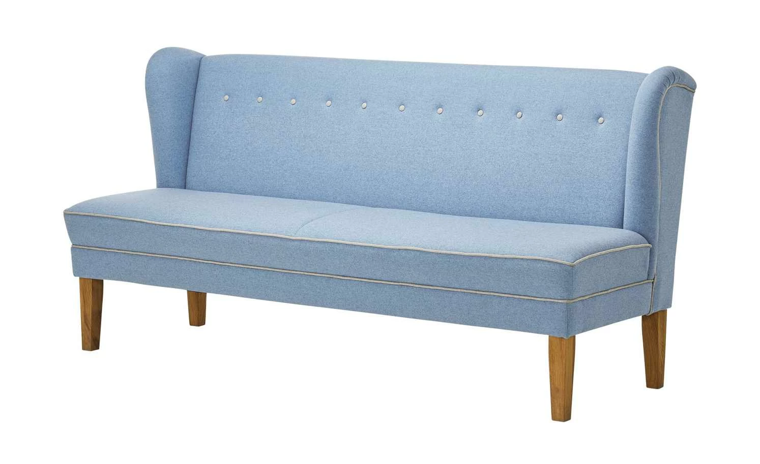 Barnickel Küchensofa Riva | Lightblue (Hellblau) / Natural (Beige) 229|cm 1 Barnickel Küchensofa Riva | Lightblue (Hellblau) / Natural (Beige) 229|cm