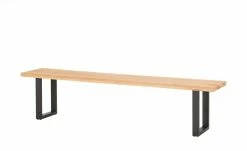 Woodford Kufensitzbank massiv Lavello | Anthrazit 200|cm