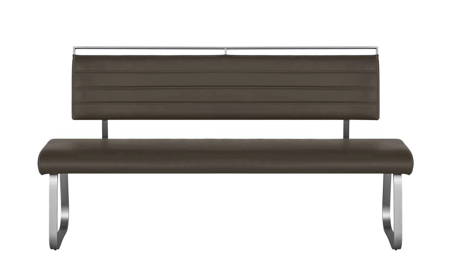 uno Kunstleder-Polsterbank Edita | 155|cm Braun 3 uno Kunstleder-Polsterbank Edita | 155|cm Braun – Bild 3