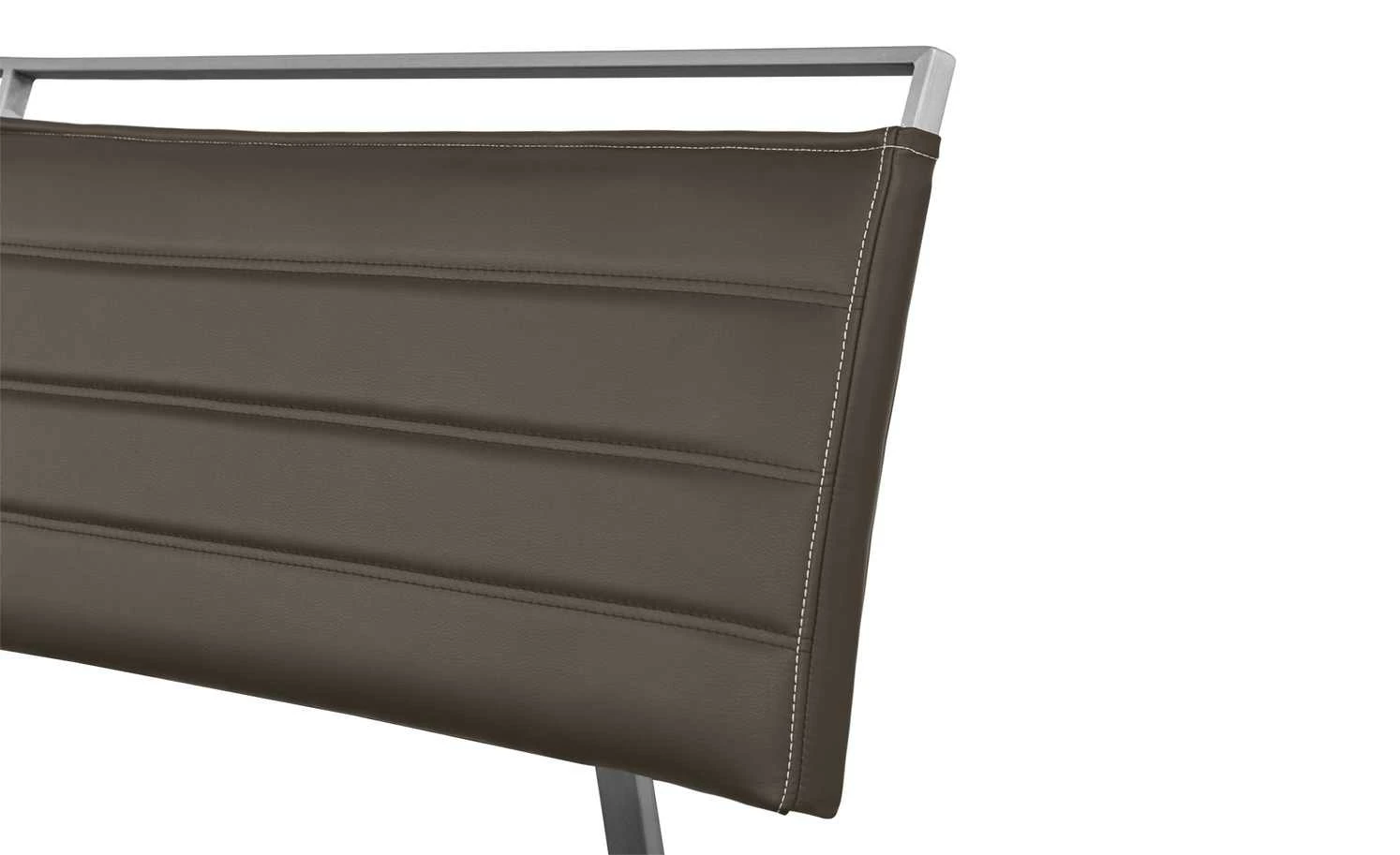 uno Kunstleder-Polsterbank Edita | 155|cm Braun 5 uno Kunstleder-Polsterbank Edita | 155|cm Braun – Bild 5