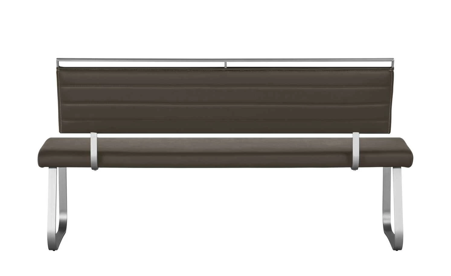 uno Kunstleder-Polsterbank Edita | 155|cm Braun 8 uno Kunstleder-Polsterbank Edita | 155|cm Braun – Bild 8